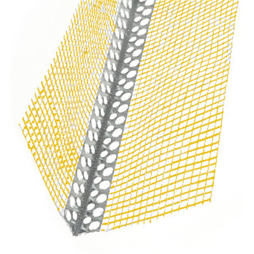 Narożnik aluminiowy z siatką żółtą 2,5mb